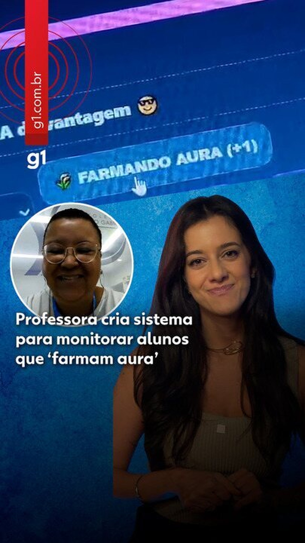 'Farmou': professora cria sistema digital de aura para estimular alunos e evitar bagunça