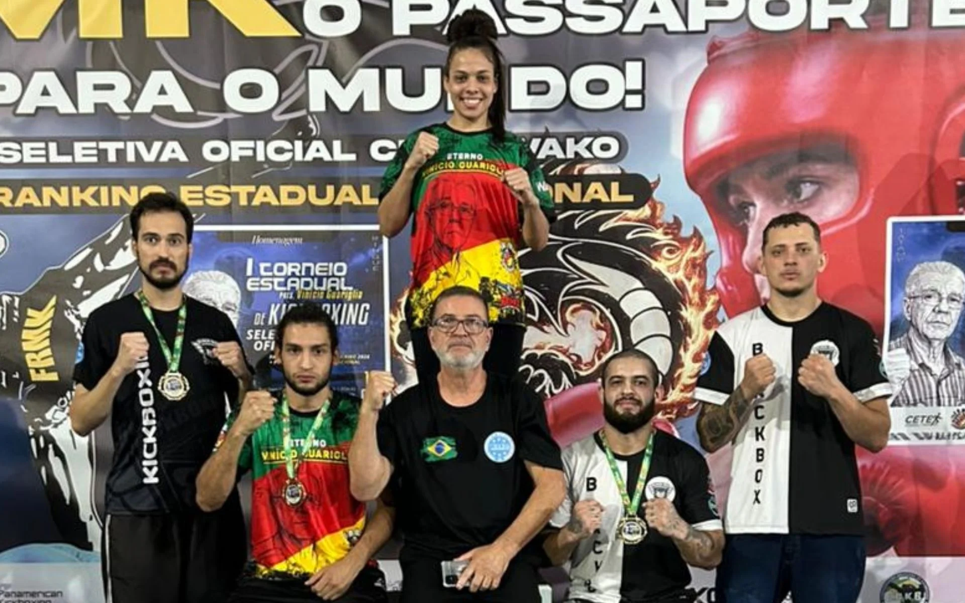 Atletas da região somam três ouros e um vice no Estadual de Kickboxing