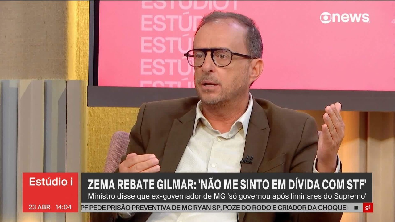 Gilmar Mendes diz que errou ao citar homossexualidade em críticas a Zema