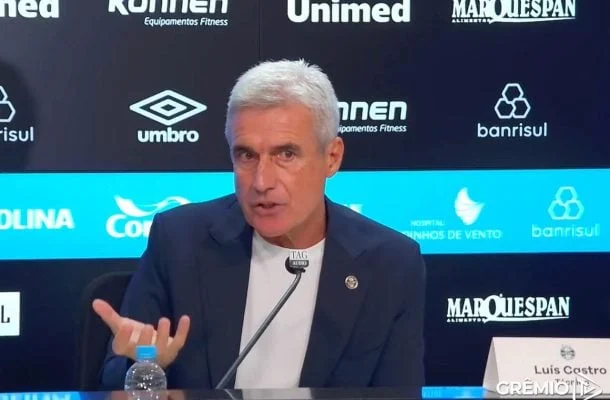 STJD absolve Luís Castro, e Grêmio evita nova punição ao treinador