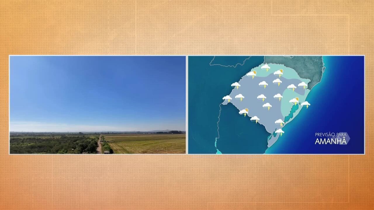 Com avanço de frente fria, Defesa Civil emite dois avisos para chuvas intensas e queda de granizo no RS