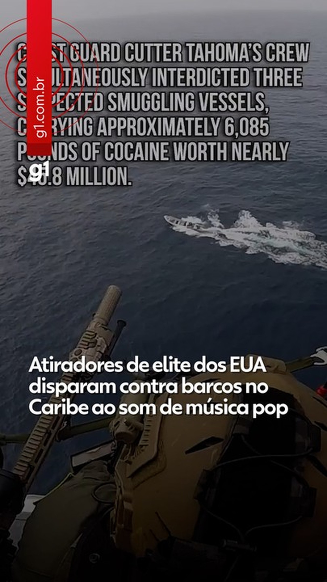 'Bye bye': Atiradores de elite dos EUA disparam contra barcos no Caribe ao som de música de grupo pop