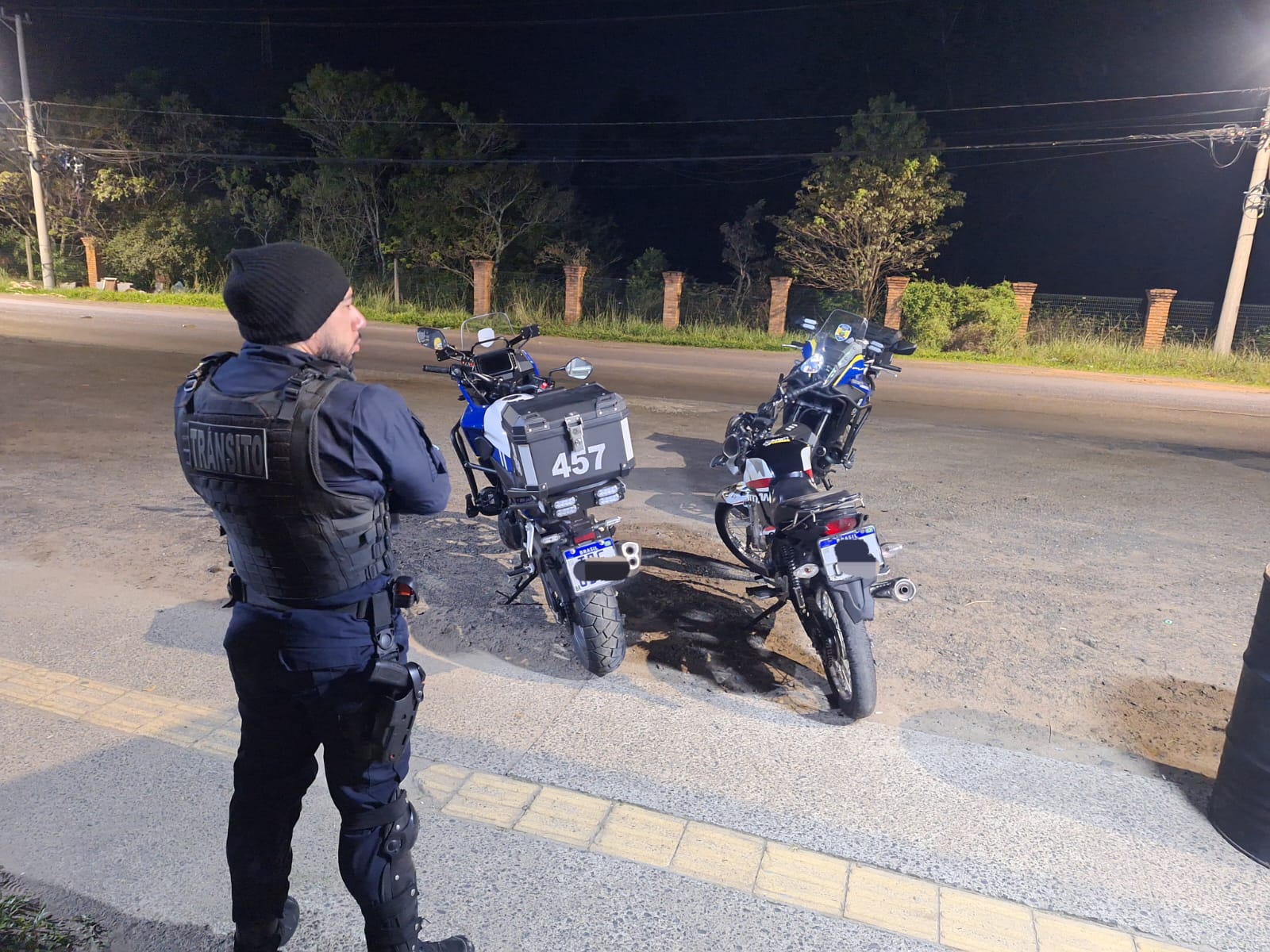 Motociclista é preso por tráfico de drogas após fuga e perseguição em Canoas