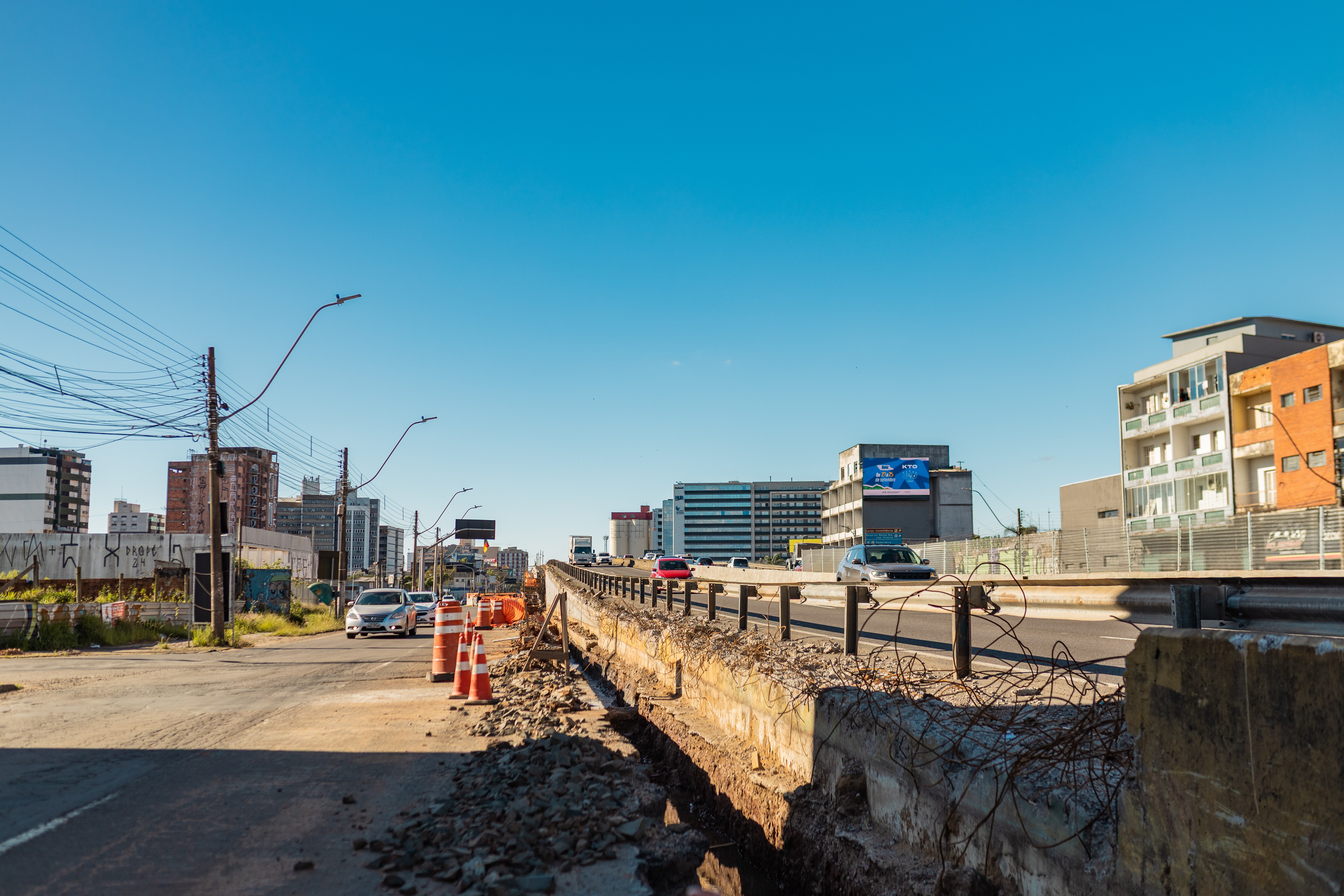 Trânsito terá alterações na BR-116, no Viaduto da Metrovel, nas próximas semanas
