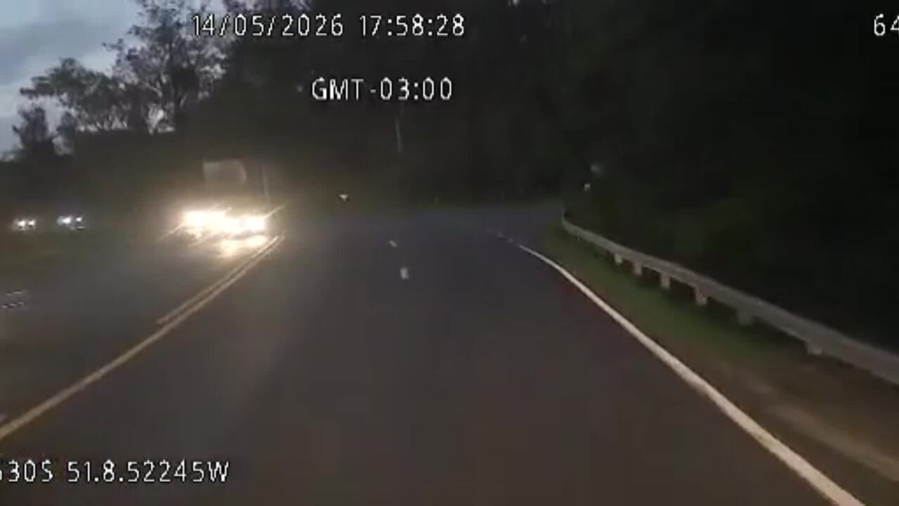 VÍDEO mostra momento de acidente que matou casal e bebê de 1 ano na BR-116