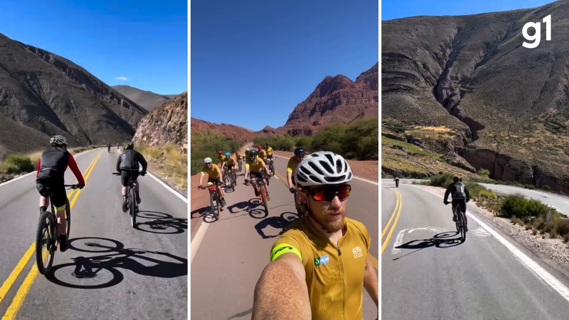 'Maior desafio de nossas vidas': ciclistas gaúchos pedalam 320 km na Cordilheira dos Andes