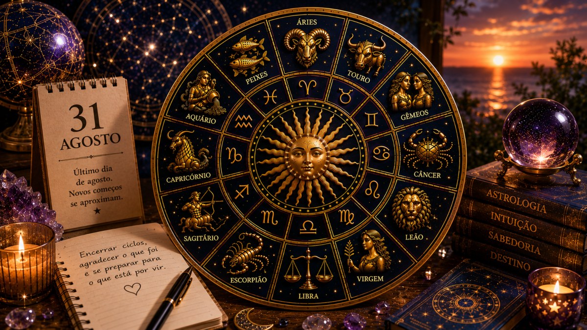 Horóscopo de hoje: último dia de agosto pode ser decisivo para alguns signos