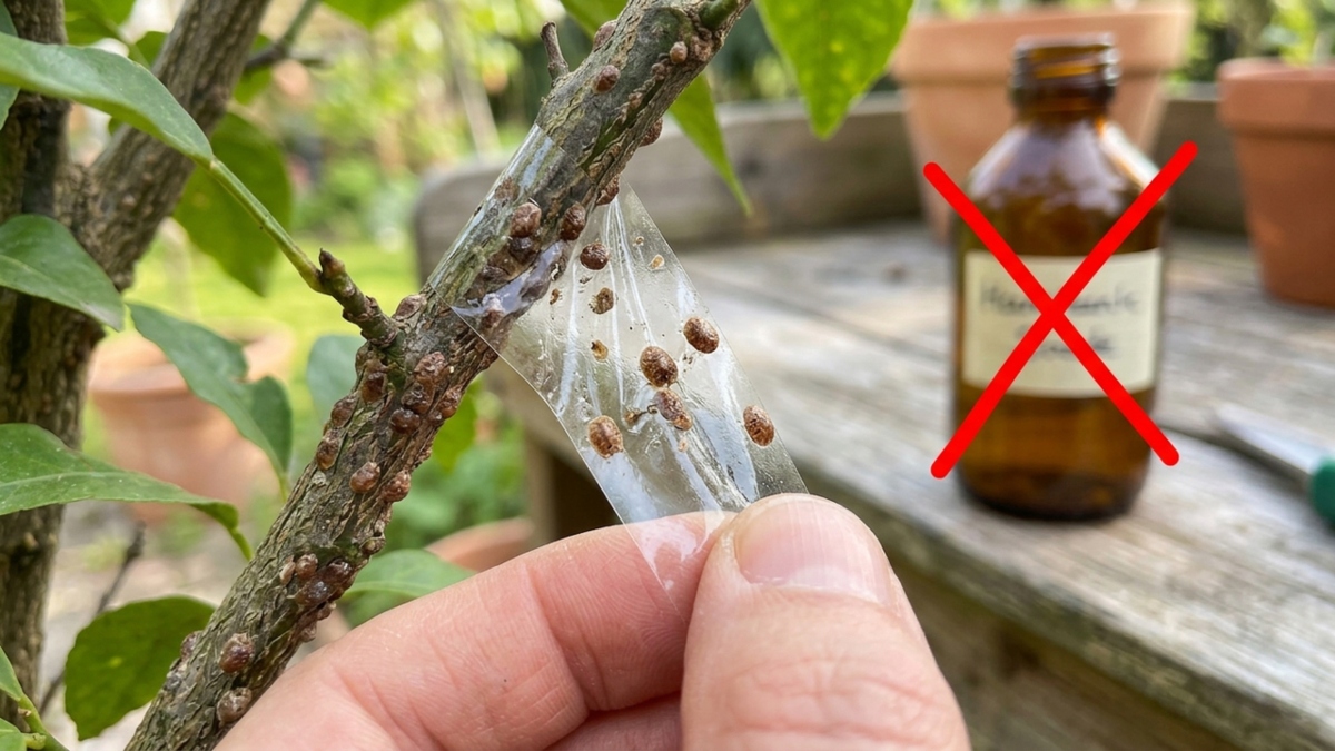 O truque da fita adesiva nos galhos das plantas: técnica simples remove cochonilhas de carapaça sem precisar de venenos químicos