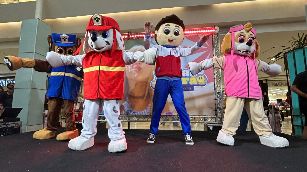 Patrulha Canina se prepara para divertir criançada no Canoas Shopping