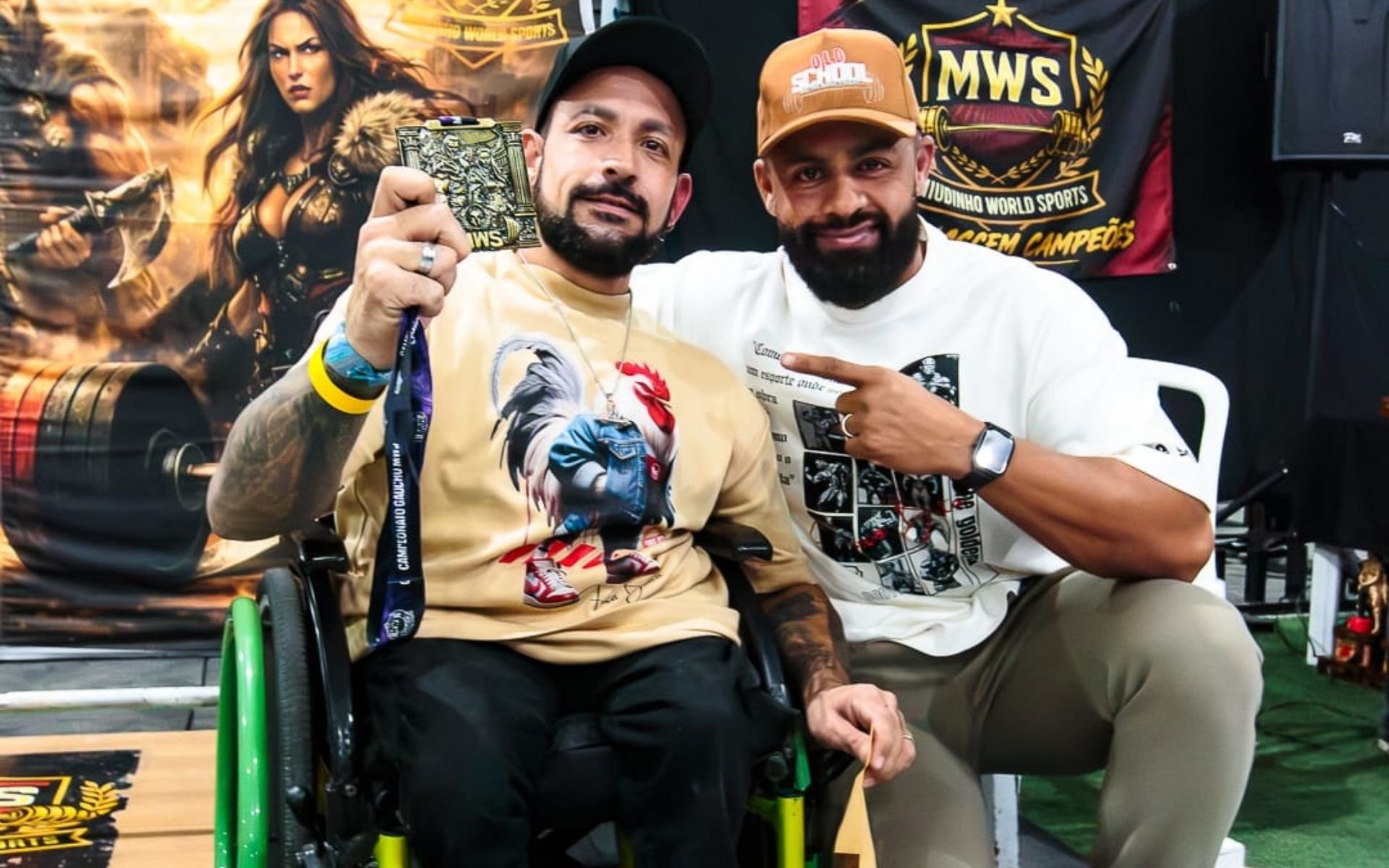 Renato Rosa é campeão brasileiro de powerlifting no supino adaptado
