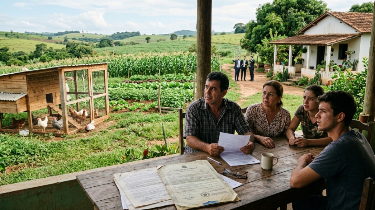 Família ocupa chácara abandonada, investe R$ 120 mil e herdeiros reaparecem exigindo tudo de volta