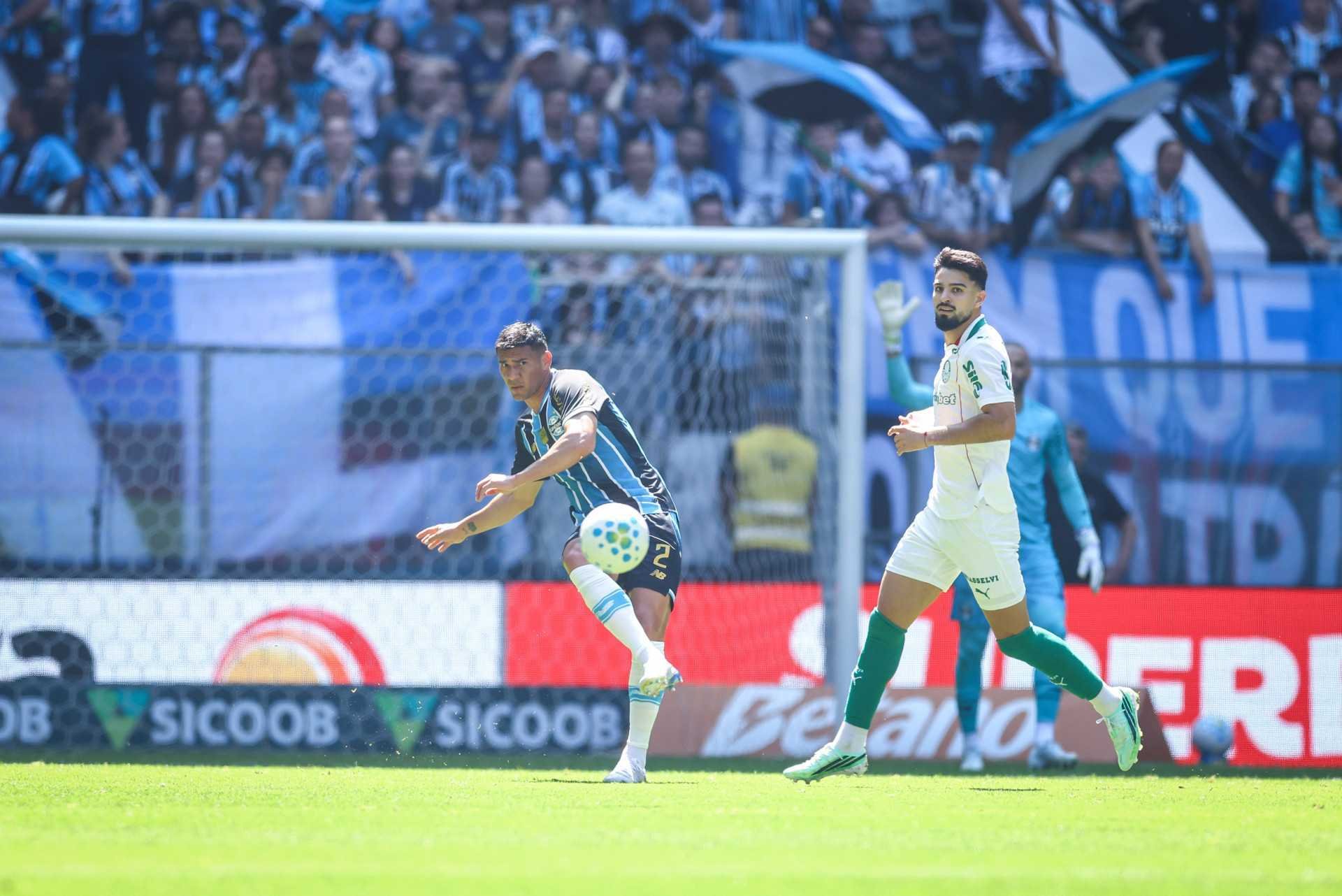 Grêmio empata com Palmeiras em 0 a 0 na reestreia de Renato e segue no Z4