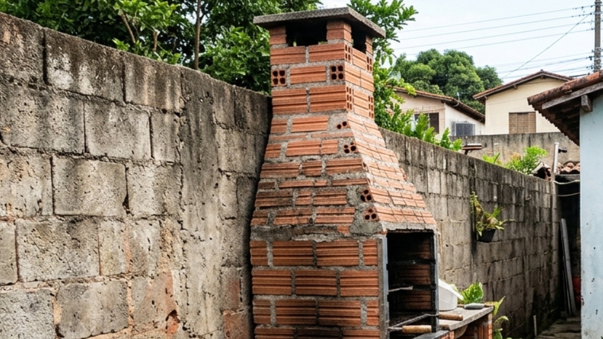 Morador constrói churrasqueira encostada no muro do vizinho e descobre que pode ser obrigado a demolir obra com base no Código Civil