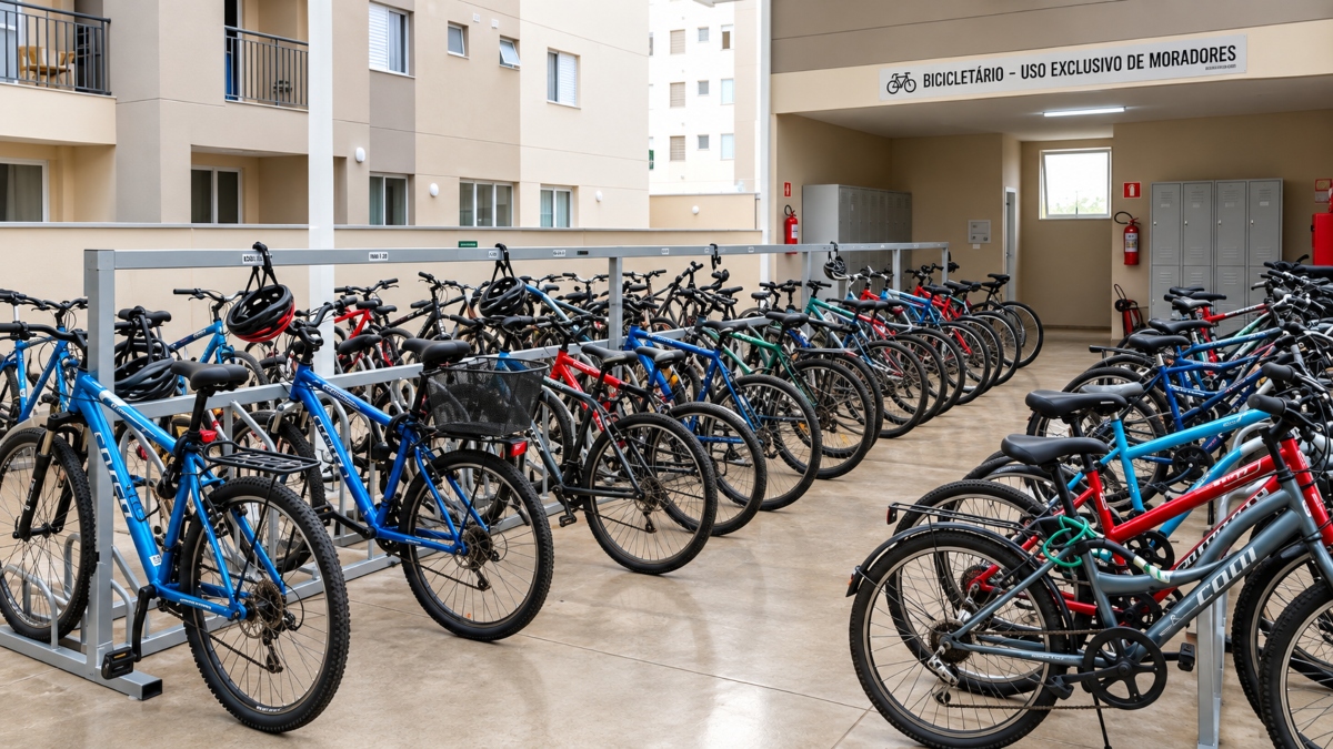 Síndico manda retirar mais de 30 bicicletas e morador volta de férias procurando modelo avaliado em R$ 14 mil
