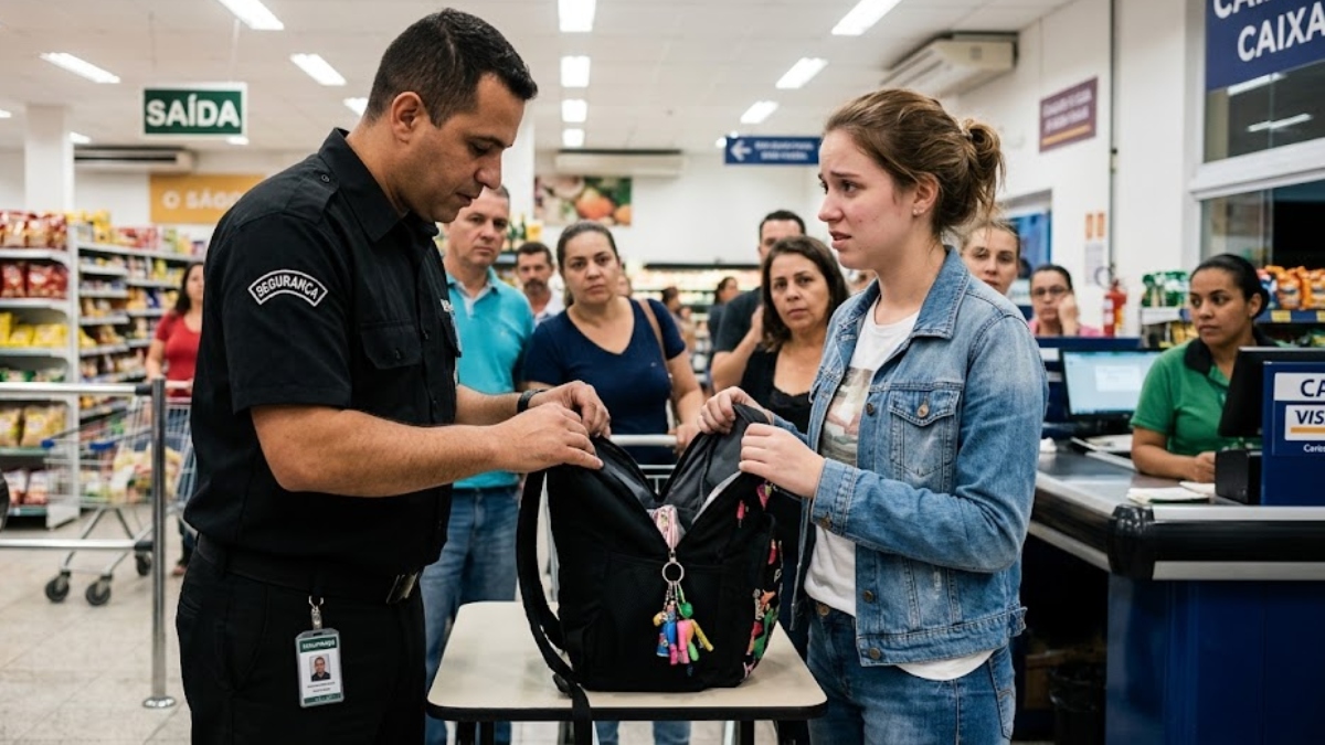 Supermercado desconfia que cliente roubou algo, revista mochila na saída e não acha nada; loja acaba sendo condenada a pagar indenização de R$ 20 mil por humilhação pública