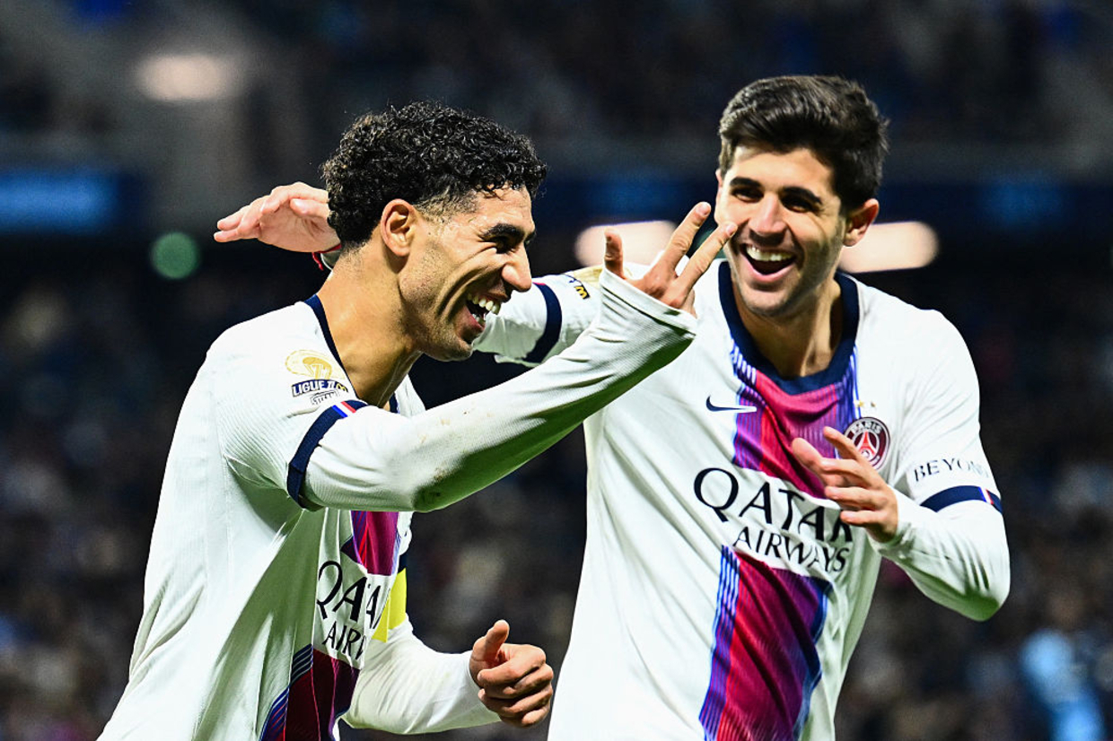 Hakimi tem noite de gala, PSG supera susto do lanterna e goleia na Ligue 1