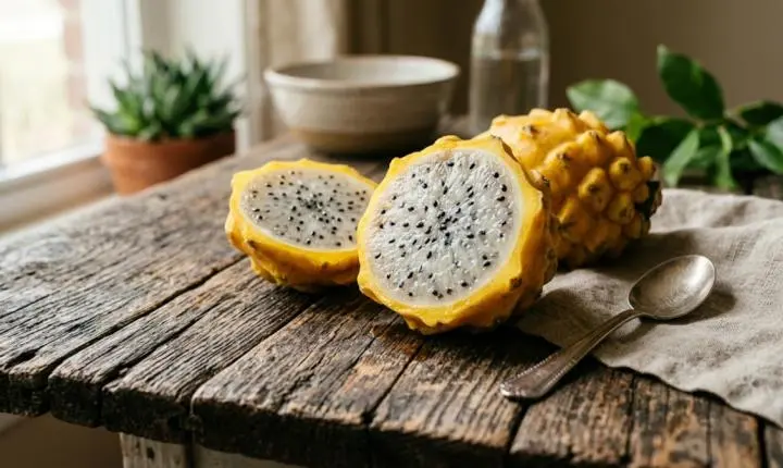 Adeus, pitaia comum: fruta amarela e superdoce pode render colheitas fartas em vasos de 20 litros