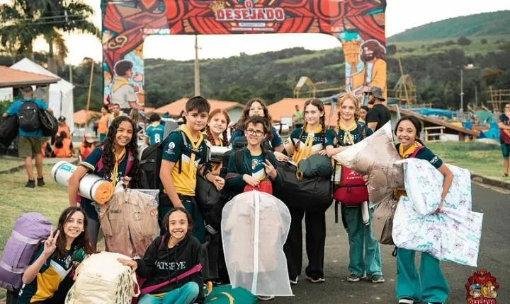 Campori “O Desejado” reúne 1.600 desbravadores em Araçoiaba da Serra