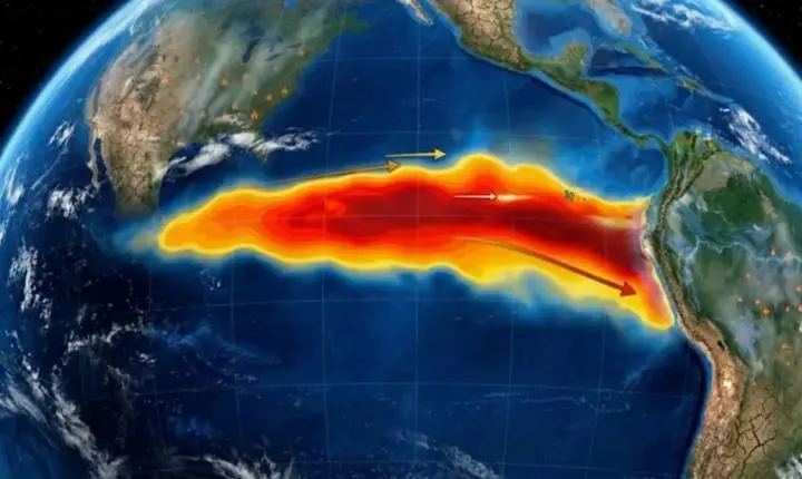 El Niño pode bater recorde histórico no fim do ano, segundo a MetSul, e modelos apontam nível jamais visto