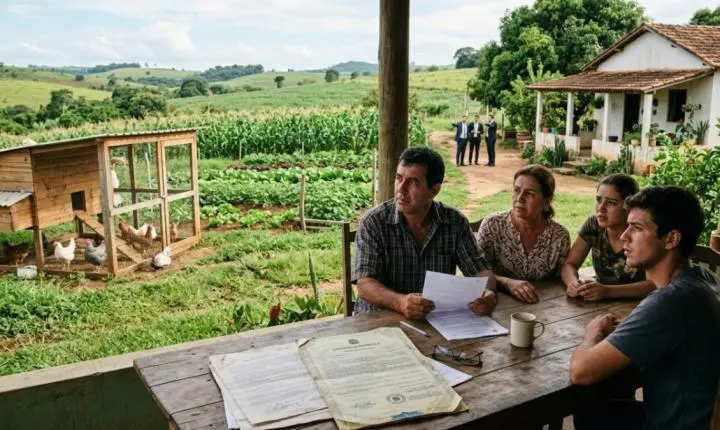 Família ocupa chácara abandonada, investe R$ 120 mil e herdeiros reaparecem exigindo tudo de volta