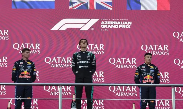 Fórmula 1: Russell supera Verstappen por 0.1s e vence GP do Azerbaijão