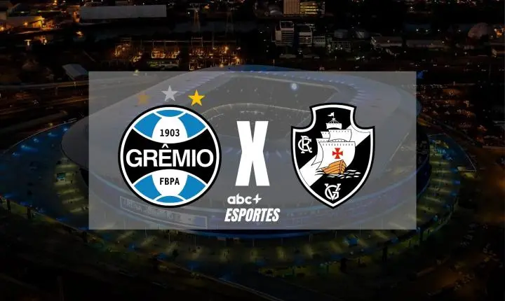 Grêmio x Vasco: Onde assistir ao jogo pelo Brasileirão neste sábado (12)