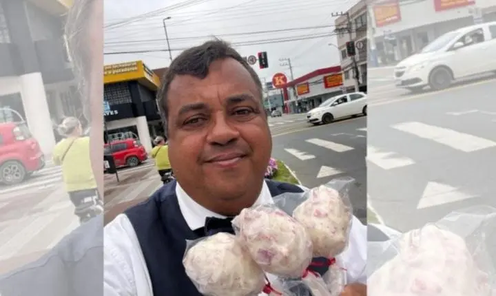 Morango cravejado vira sucesso no semáforo e garçom revela como conseguiu vender 300 unidades em um dia