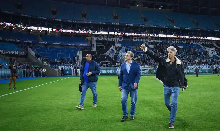 Renato Portaluppi pede apoio da torcida em retorno ao Grêmio