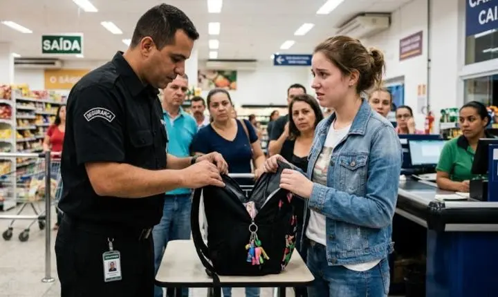 Supermercado desconfia que cliente roubou algo, revista mochila na saída e não acha nada; loja acaba sendo condenada a pagar indenização de R$ 20 mil por humilhação pública